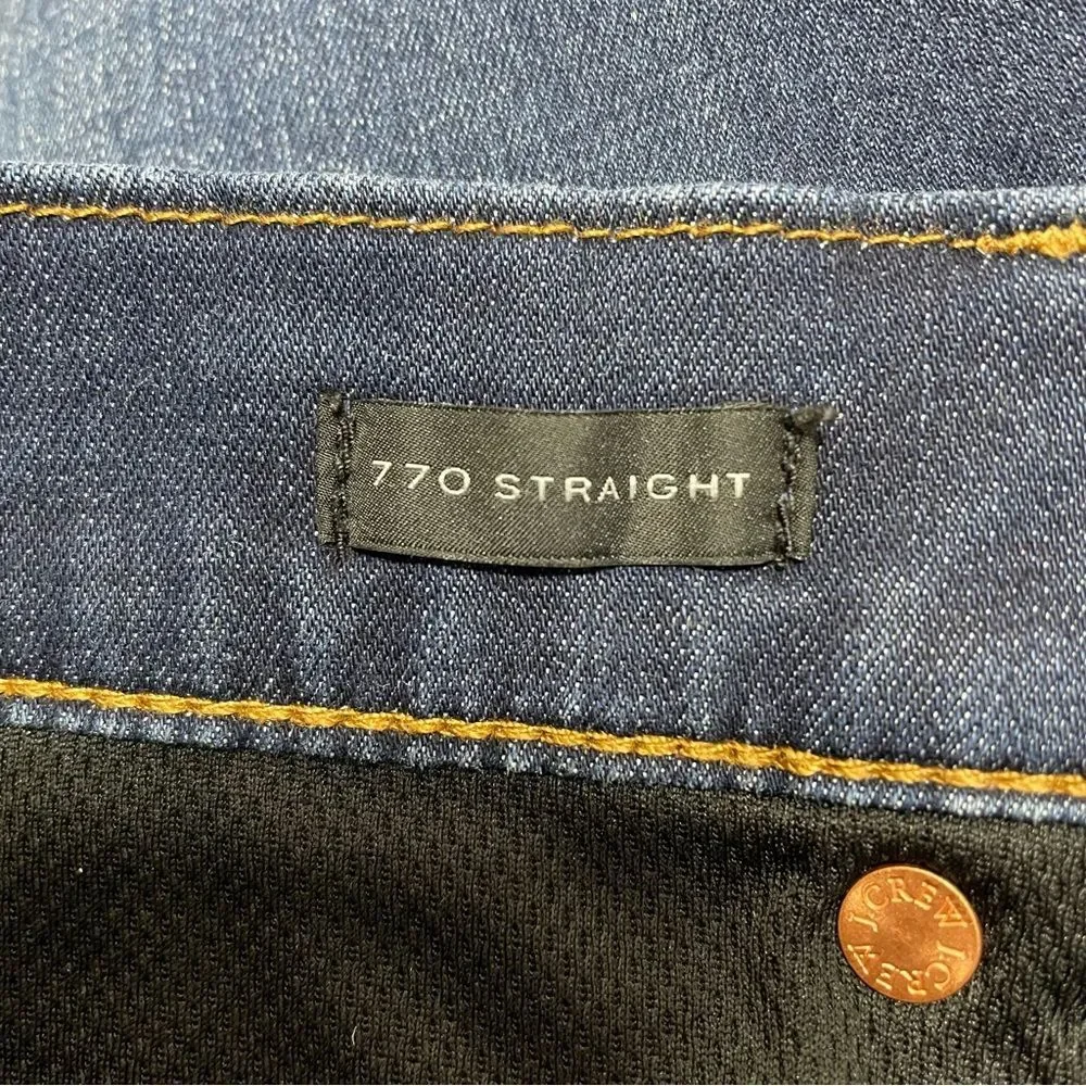 J. Crew Destination 770 Straight Mens Jeans Size 33/32